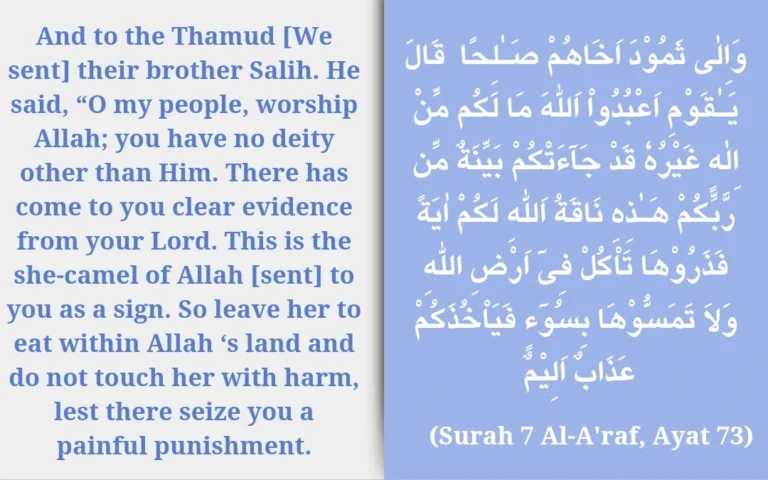 Prophet Salih (peace be upon him) And His She-Camel